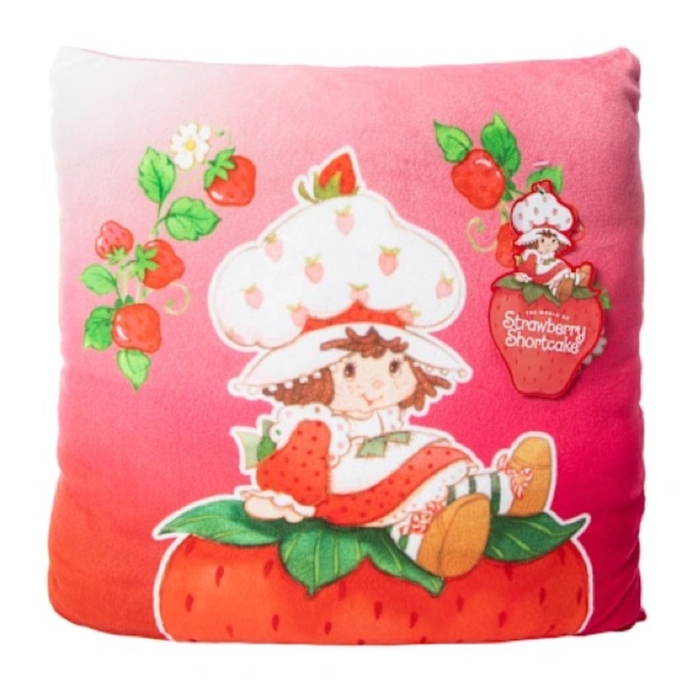 Strawberry Shortcake Cushion Pillow Strawberries